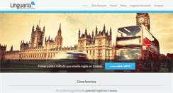 Desktop Screenshot of linguaria.es