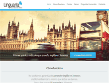Tablet Screenshot of linguaria.es